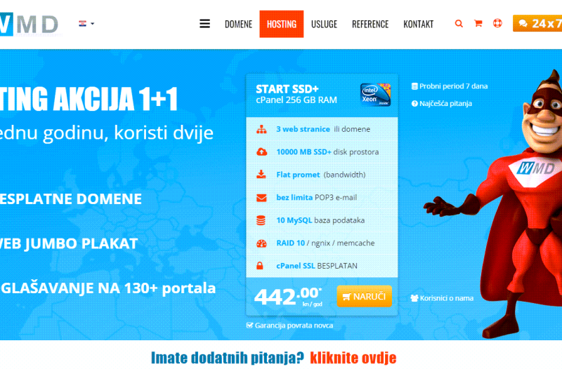 Zagreb - mojzagreb.info - START HOSTING AKCIJA 1+1