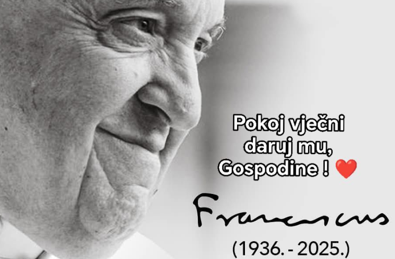 Zagreb - mojzagreb.info - Umro je Papa Franjo - danas na Uskrsni ponedjeljak, 21. travnja 2025. godine