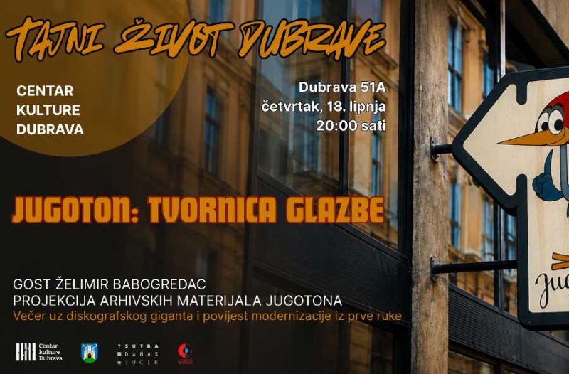 Zagreb - mojzagreb.info - Želimir Babogredac gost je večeri posvećenoj Jugotonu u Centru kulture Dubrava