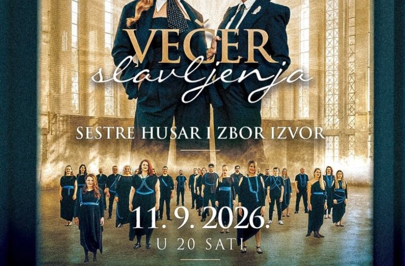 Zagreb - mojzagreb.info, Obavijesti - Treća Večer slavljenja u spomen na Anamariju Carević - na Jordanovcu nastupaju sestre Husar i zbor Izvor