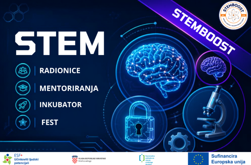 Zagreb - mojzagreb.info - Rujan 2026. u projektu STEMBOOST - STEM radionice, mentoriranja, STEM izobrazba i STEM Fest
