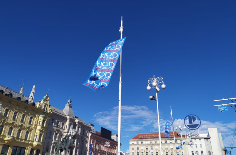 Zagreb - mojzagreb.info - Diskriminirajuća odluka gradonačelnika Tomaševića, ponovno je odbio isticanje zastava Hoda za život!