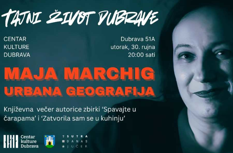 Zagreb - mojzagreb.info - Maja Marchig hrvatska spisateljica gostuje u programu 