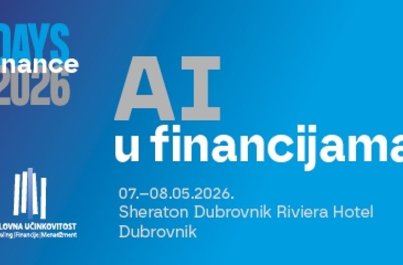 Zagreb - mojzagreb.info - FINANCE DAYS 2026: AI u Financijama