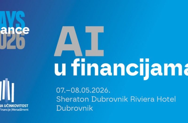 Zagreb - mojzagreb.info - FINANCE DAYS 2026: AI u financijama