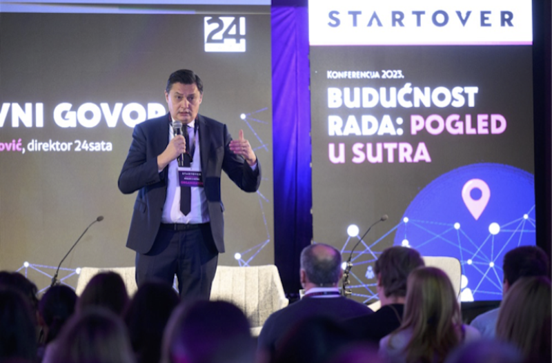 Zagreb - mojzagreb.info - Konferencija Startover: Budućnost rada su sretan zaposlenik i kvalitetan lider koji zajedno i bez straha koriste umjetnu inteligenciju