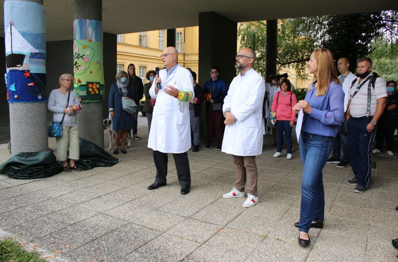 Zagreb - mojzagreb.info, Obavijesti - Svjetski dan Alzheimerove bolesti 2021. obilježen pletenim grafitima