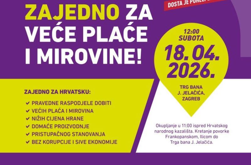 Zagreb - mojzagreb.info, Politika - Matica hrvatskih sindikata oštro protiv razjedinjavanja sindikata