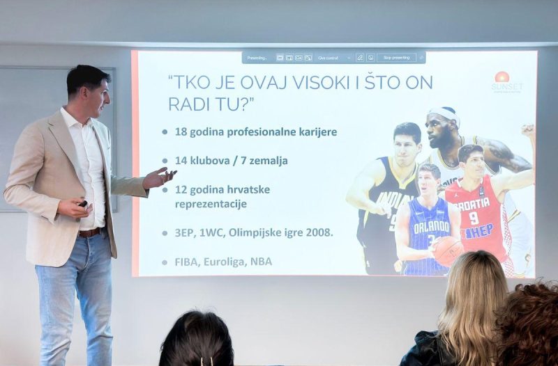 Zagreb - mojzagreb.info - Hrvatski košarkaš Damjan Rudež studentima komunikacijskog menadžmenta otkrio tajne uspjeha