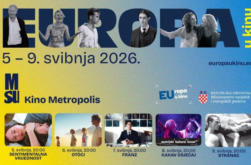 Zagreb - mojzagreb.info, Obavijesti - U Zagrebu kreće velika besplatna filmska revija povodom Dana Europe 2026. godine