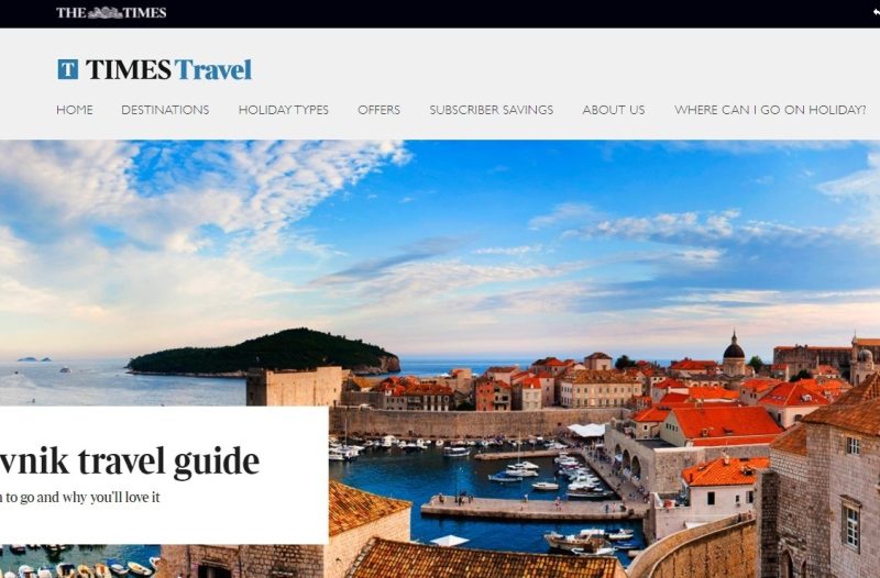 Zagreb - mojzagreb.info - Hrvatska i Dubrovnik u britanskom The Timesu