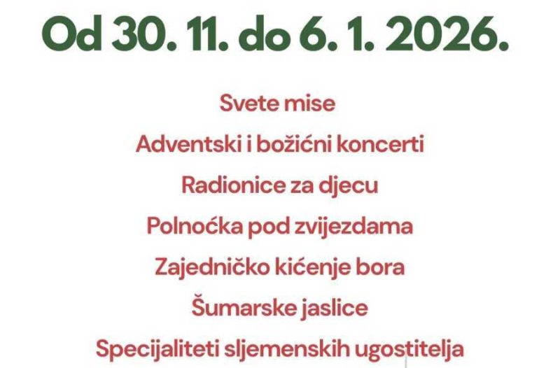 Zagreb - mojzagreb.info - ADVENT I BOŽIĆ NA SLJEMENU 2025. – Advent iznad oblaka za obitelj i prijatelje