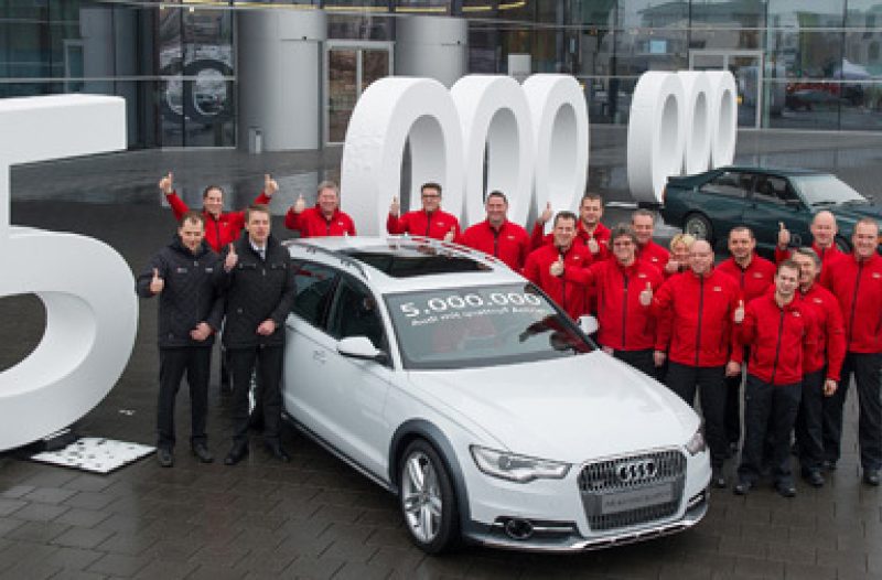 Zagreb - mojzagreb.info - AUDI: Pet milijuna proizvedenih vozila s quattro® pogonom