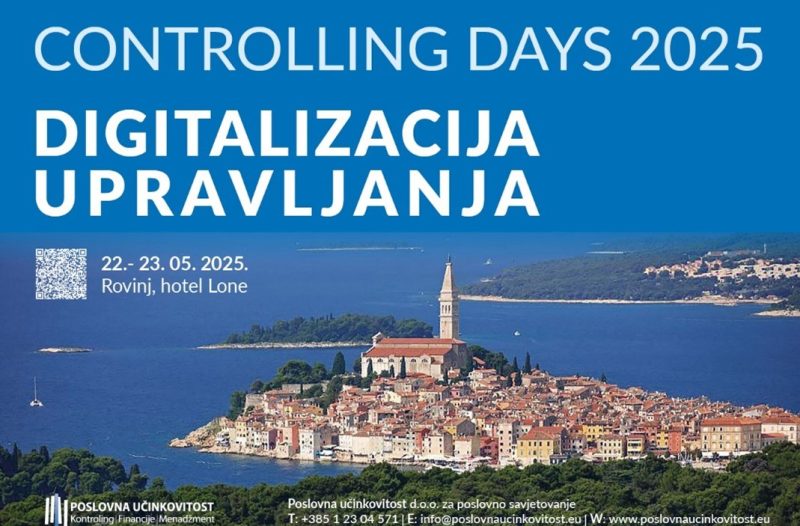 Zagreb - mojzagreb.info - CONTROLLING DAYS 2025  DIGITALIZACIJA UPRAVLJANJA 22.-23.05.2025., Hotel Lone Rovinj