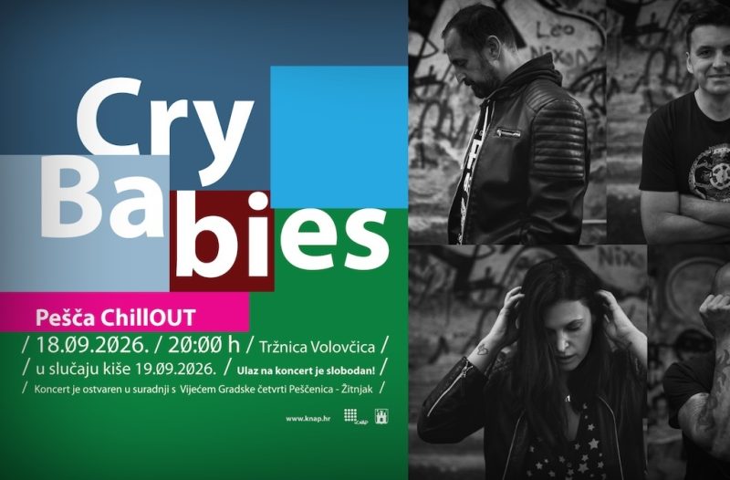 Zagreb - mojzagreb.info, Događanja - U Zagrebu Cry Babies velikim besplatnim koncertom na Volovčici otvaraju novu sezonu Centra KNAP + raspored za nove i stare radionice u KNAP-u!
