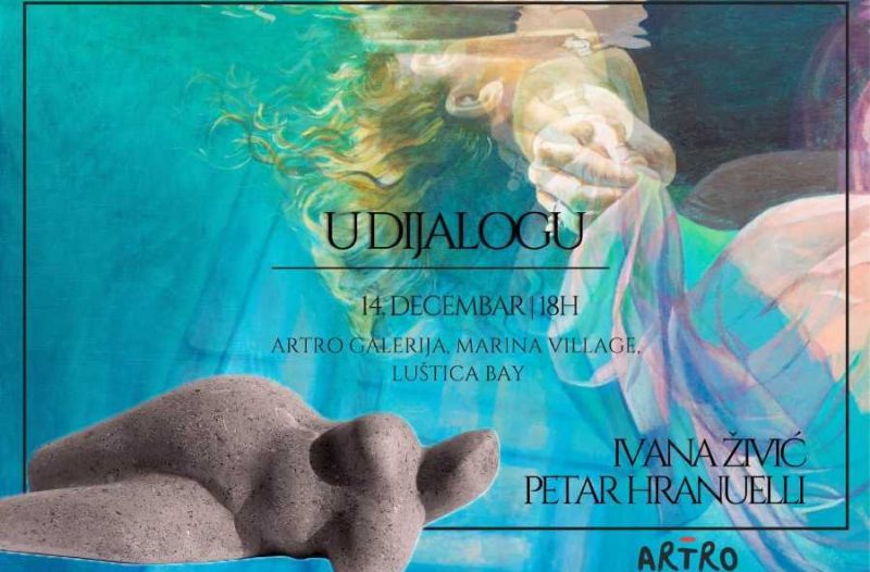 Zagreb - mojzagreb.info - Izložba slika i skulptura „ U DIJALOGU “ Ivane Živić i Petra Hranuellija