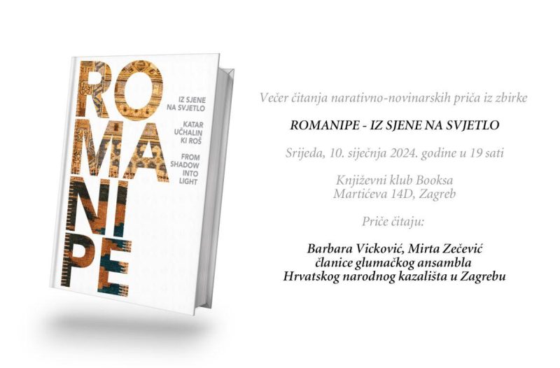 Zagreb - mojzagreb.info, Obavijesti - Romanipe - iz sjene na svjetlo - Dramsko-književna večer u Booksi