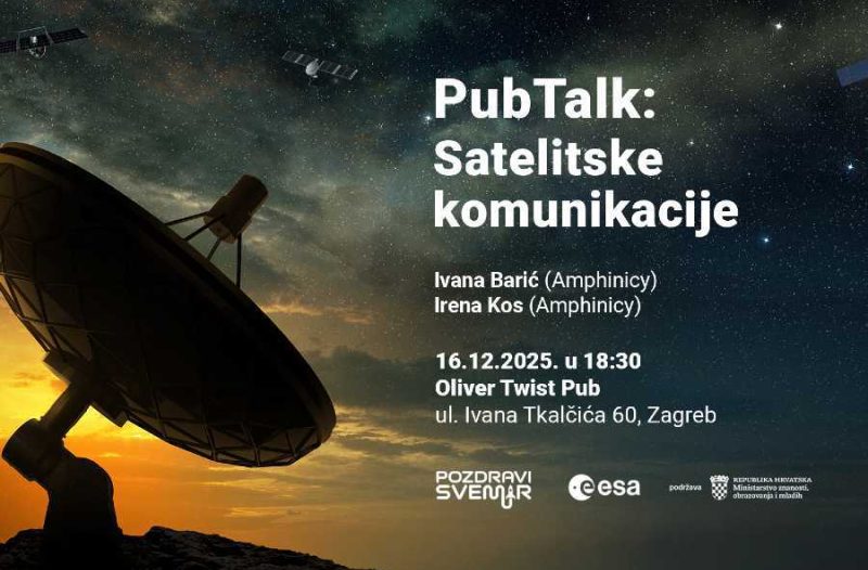 Zagreb - mojzagreb.info, Događanja - U Zagrebu PubTalk predavanje - Satelitske komunikacije
