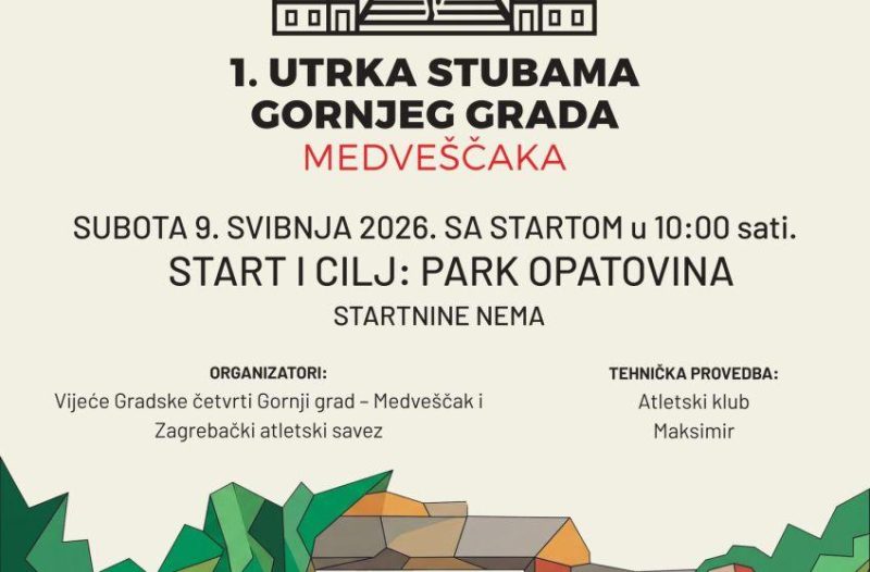 Zagreb - mojzagreb.info, Sport - U Zagrebu 1. utrka Stubama Gornjeg grada – Medveščaka u povodu Dana Europe i Dana pobjede nad fašizmom