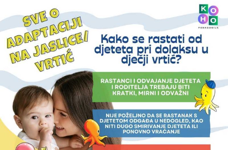 Zagreb - mojzagreb.info - Kako se rastati od djeteta pri dolasku u dječji vrtić? - &KoHo pedagogija